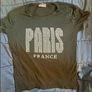 Paris Bedazzled Tee
